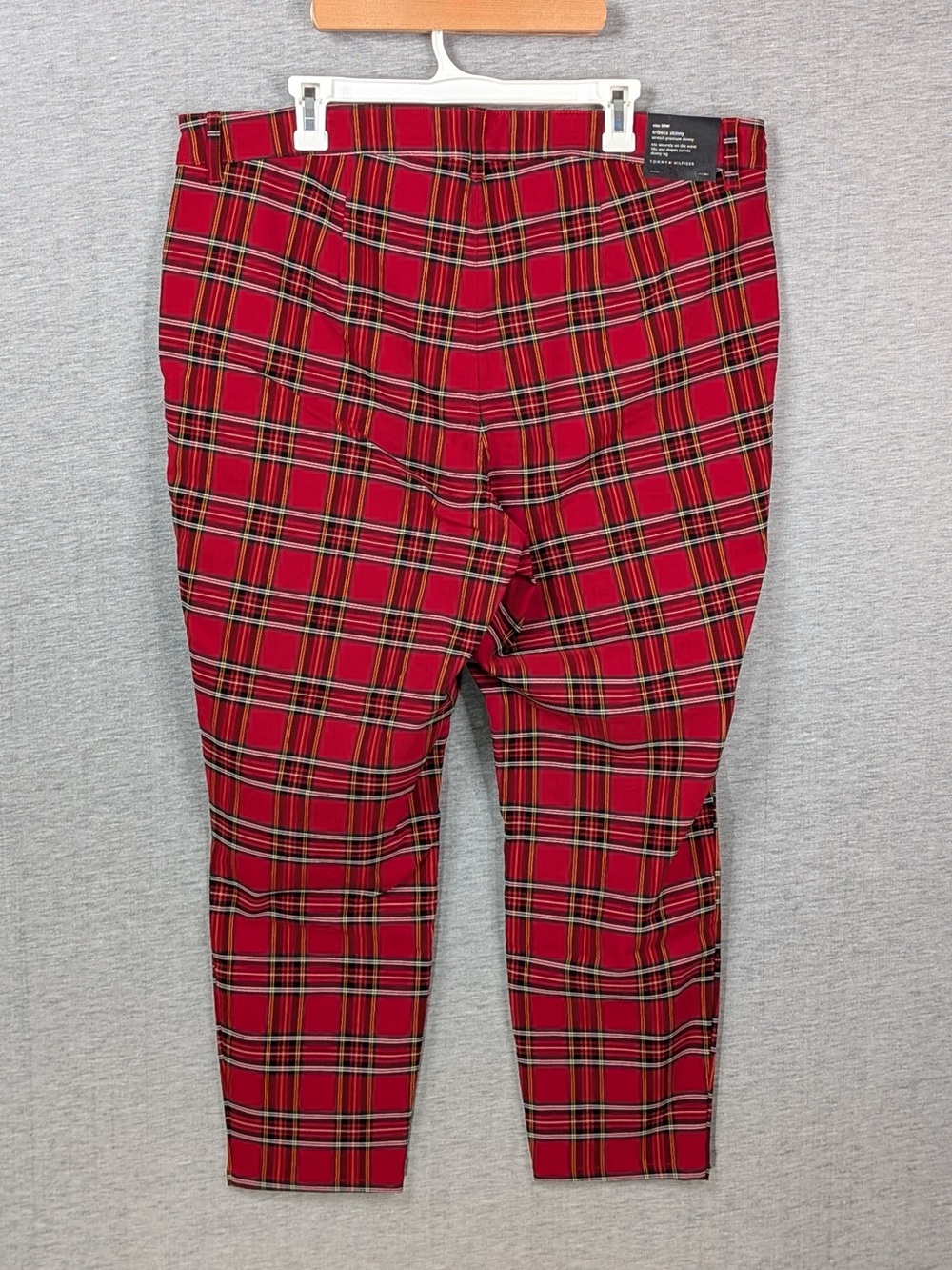 Tommy Hilfiger Tribeca Skinny Patterned Pants - Picture 9 of 15
